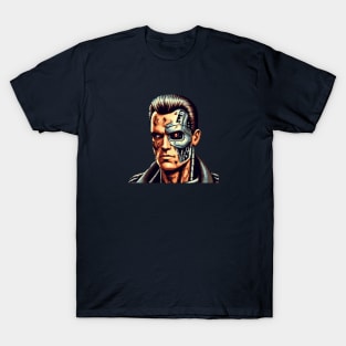 T 800 8Bit Portrait T-Shirt